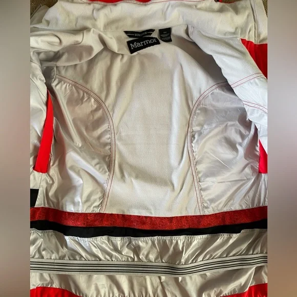 MARMOT women’s ski jacket; wind/waterproof; size s; red - Picture 4 of 6